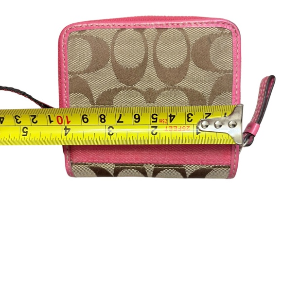 Coach y2k signature brown and pink wallet - Picture 5 of 9